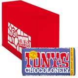 Chocolade Tony's Chocolonely donker melk pretzel toffee reep 180gr