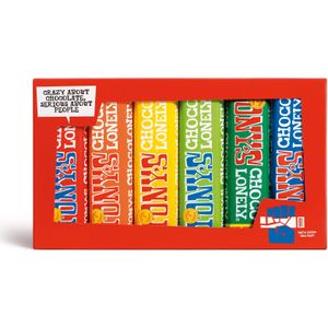 Tony's Chocolonely Proeverijtje Chocolade Cadeau - Verjaardagscadeau Repen - Geschenk Verjaardag