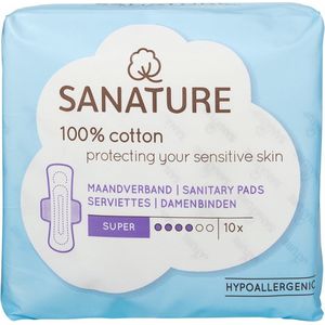 Sanature - Maandverband - Nacht - 10 stuks