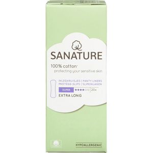 Sanature - Inlegkruisjes Super Extra Lang - 100% Katoen - 20 stuks
