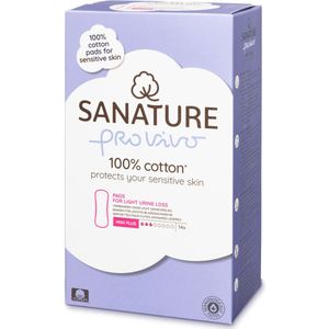 Sanature Pro Vivo - Incontinentieverband - Mini Plus - 100% Katoen - 20 cm