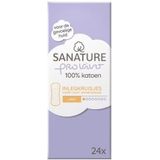 Sanature Vivo 100% Katoenen Incontinentie Inlegkruisjes Light 24 stuks