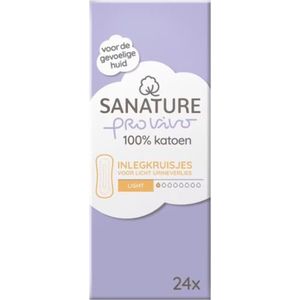 Sanature - Inlegkruisjes Light Pro Vivo - 100% Katoen - 24 Stuks