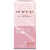 Sanature Katoenen Tampons Mini 16 stuks