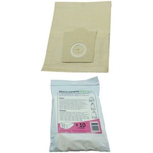 Bosch papieren stofzuigerzakken 10 zakken + 1 filter (123schoon huismerk)