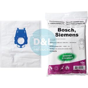 Bosch microvezel stofzuigerzakken 10 zakken + 1 filter (123schoon huismerk)