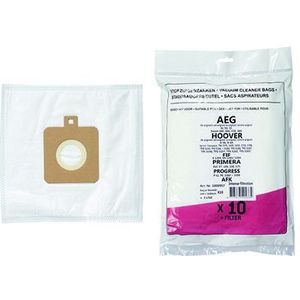 Moulinex microvezel stofzuigerzakken 10 zakken + 1 filter (123schoon huismerk)