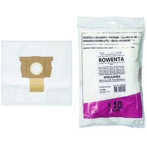 Stofzuigerzakken Microvezel (10 zakken) geschikt voor Rowenta RO1600, Rowenta RO4500, Rowenta RO1438, Rowenta RO4299 Artec 2