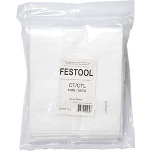 Festool Midi / Mini Stofzuigerzakken (Filterzakken) A-Kwaliteit Alternatief Stofzak