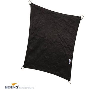 Nesling schaduwdoek rechthoek 300x400 cm - zwart