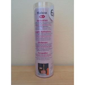 Natura Oorkaarsen met Reinigende en Opbouwende Kruiden (nr. 4) - 6 stuks