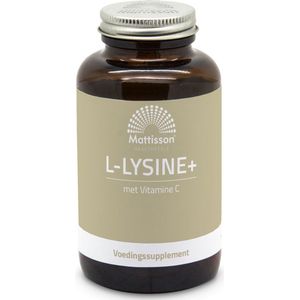Mattisson - L-Lysine+ met Vitamine C - Essentieel Aminozuur - 90 Capsules