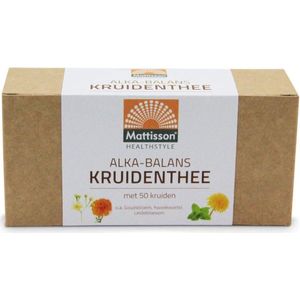 Mattisson - AlkaBalans Zuur Base Kruidenthee - Met 50 Kruiden - 25 Theezakjes