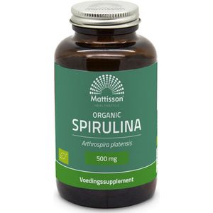 Mattisson - Biologische Spirulina Tabletten 500mg - Vegan & Biologisch - 240 Tabletten
