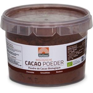 Mattisson - Biologische Cacao Poeder - Cacaopoeder Vegan - 300 Gram