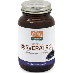 Mattisson Absolute Resveratrol 98% gefermenteerd veri-te 60 Vegetarische capsules