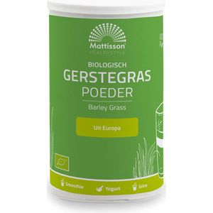 Mattisson Absolute gerstegras (barley grass) biologisch 125g