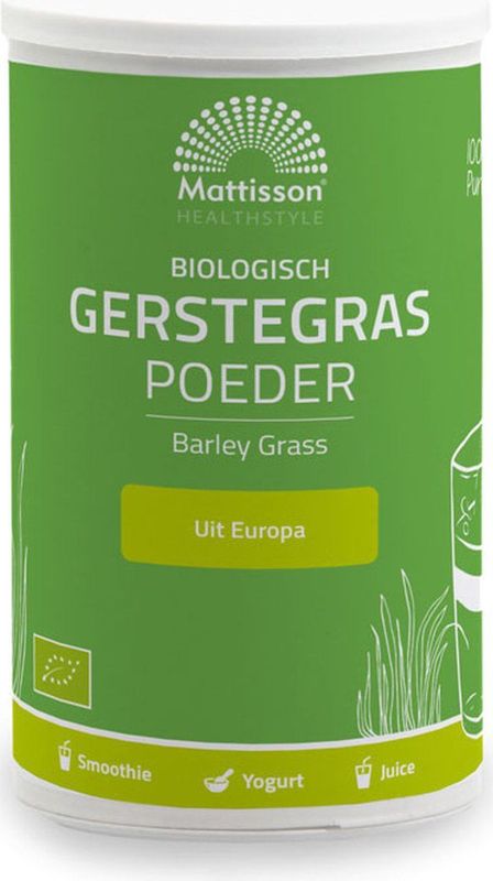 Mattisson Absolute gerstegras (barley grass) biologisch 125g