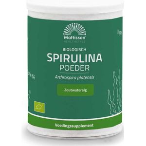 Mattisson - Biologische Spirulina Poeder - Vegan & Biologisch - 125 Gram