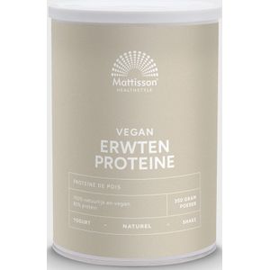 Mattisson - Erwten Proteïne - 86% Eiwit - Glutenvrij - Vegan Eiwit Shake - 350 Gram