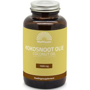 Mattisson HealthStyle Kokosnoot Olie 1000mg Capsules 120st