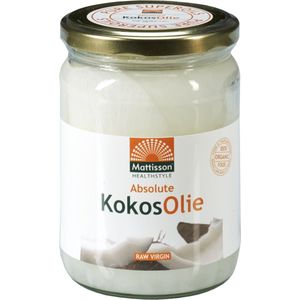 Mattisson - Kokosolie Biologisch - Coconut Oil - Extra Virgin - 500 ml