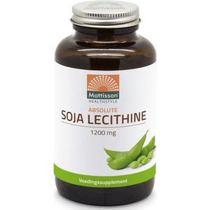 Mattisson - Soja Lecithine 1200mg - Lecithine Sojabonen - Voedingssupplement - 90 Capsules