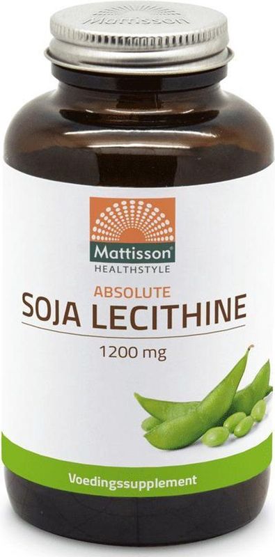 Mattisson - Soja Lecithine 1200mg - Lecithine Sojabonen - Voedingssupplement - 90 Capsules
