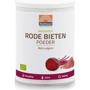 Mattisson Rode bieten poeder - beta vulgaris biologisch 125 gram