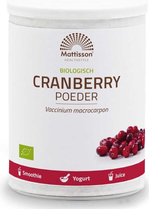 Mattisson - Biologisch Cranberry Poeder - D-mannose - 125 Gram