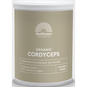 Mattisson - Cordyceps Poeder - 100% Biologisch - 100 Gram