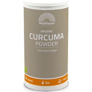 Mattisson Geelwortel poeder curcuma longa bio  125 gram