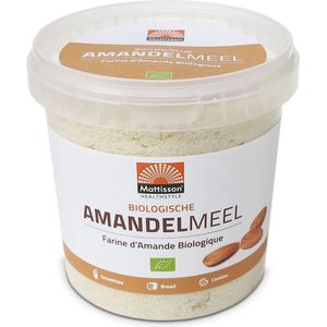 Mattisson - Biologisch Amandelmeel - Gemalen Amandelen - Vegan - 300 Gram