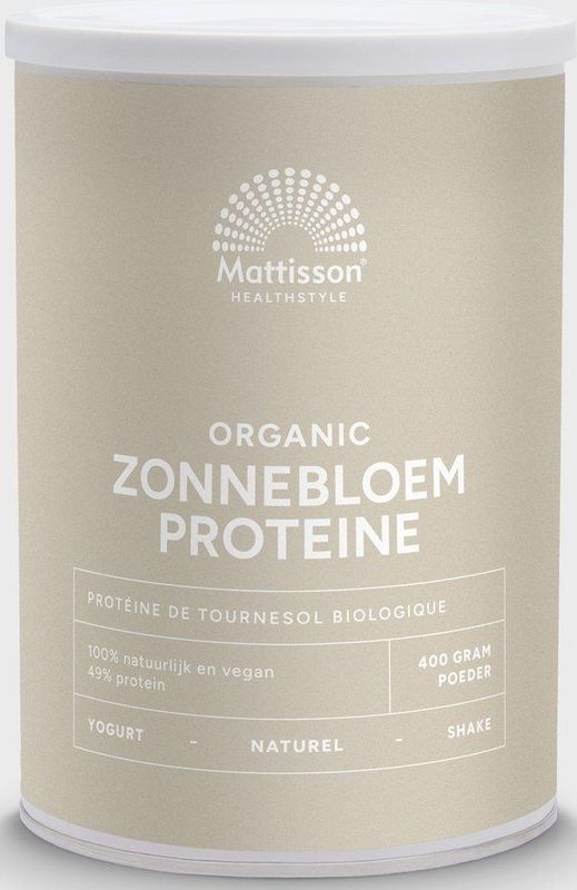 Mattisson - Zonnebloem Proteïne poeder 45% - 400 Gram