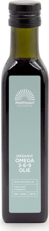 Mattisson - Biologische Omega 3-6-9 Olie - Vegan - 250 ml