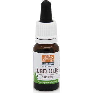 Mattisson HealthStyle Cbd olie 2.78% 10ml