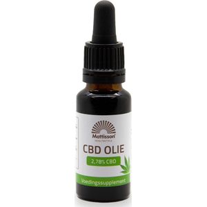 Mattisson HealthStyle Cbd olie 2.78% 20ml