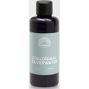 Mattisson - Colloïdaal Zilverwater 15PPM - 100% Zuiver Gedistilleerd Water - 100 ml
