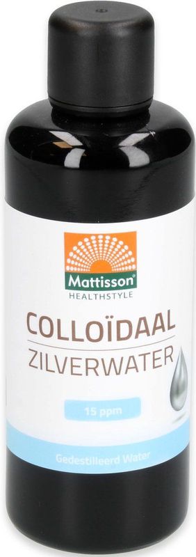 Mattisson - Colloïdaal Zilverwater 15PPM - 100% Zuiver Gedistilleerd Water - 100 ml