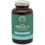 Mattisson Vegan omega 3 algenolie DHA 150mg EPA 75mg 120 Vegetarische capsules