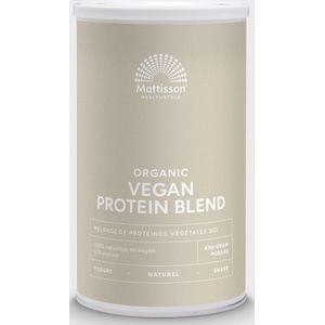 Mattisson - Biologische Vegan Proteïne Blend Poeder 67% - Eiwitpoeder - 400 Gram