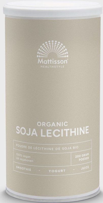 Mattisson Soja lecithine poeder bio 200 gram