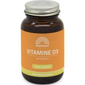 Mattisson HealthStyle Vitamine d3 75mcg capsules 240 capsules