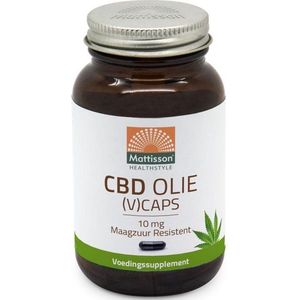 Mattisson - CBD Olie 10 mg - Cannabidiol (CBD) - In Nederland Gekweekt - 60 Capsules