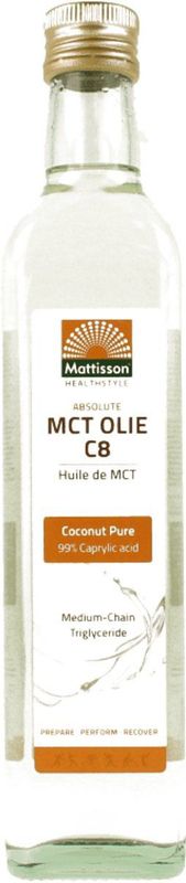 Mattisson - MCT Olie C8 - 99% Caprylzuur - 500 ml