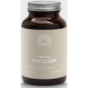 Mattisson Psyllium Husk 750mg bio 90 Vegetarische capsules