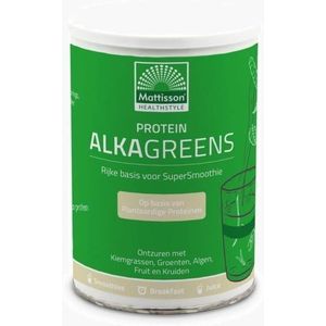 Mattisson - Proteïne AlkaGreens poeder - Plantaardige Eiwitten - 300 Gram