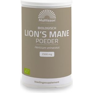 Mattisson Lions mane poeder bio - lion's mane 100 gram