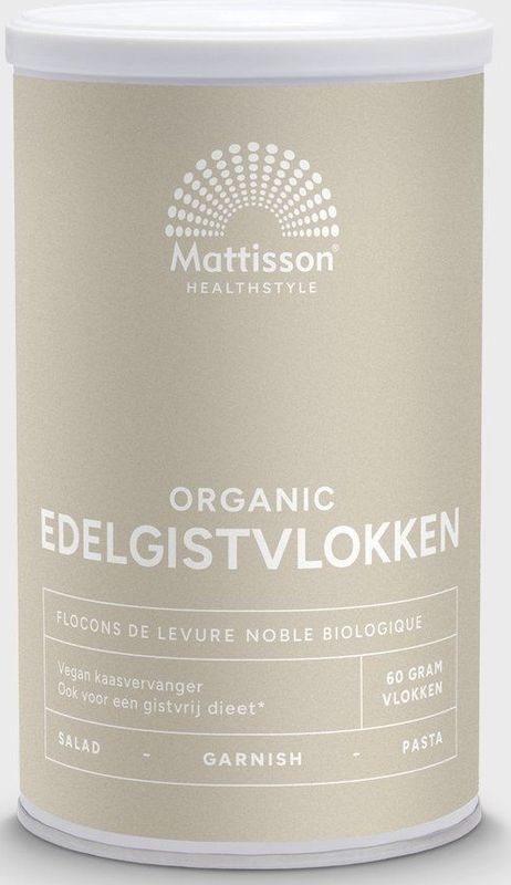 Mattisson - Biologische Edelgistvlokken met Vitamine B - 60 g