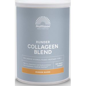 Mattisson - Runder Collageen Poeder Peptan® Blend - Vanille smaak - 300 Gram